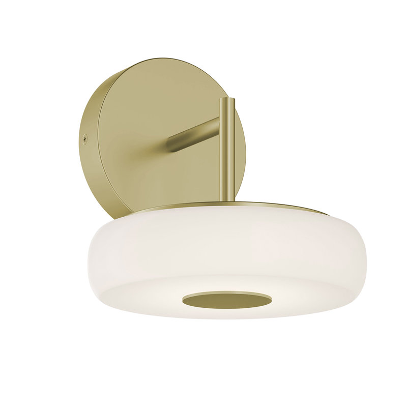 Hemby 8'' LED Sconce - 10W, Light Antique Brass