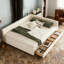 Bed with USB and 2 Drawers-121094970