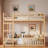 Wood Bunk Bed With Ladder And Guardrails-257992987