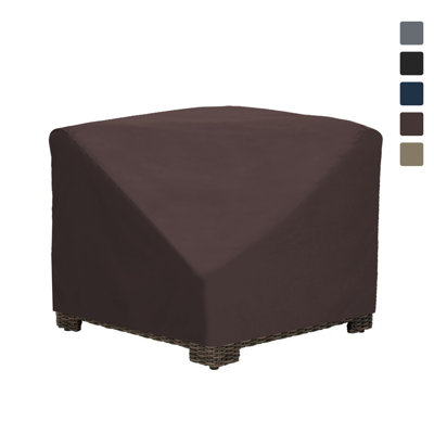 Housse de protection pour chaise de patio extérieure imperméable à haute densité, housse de protection pour chaise de coin