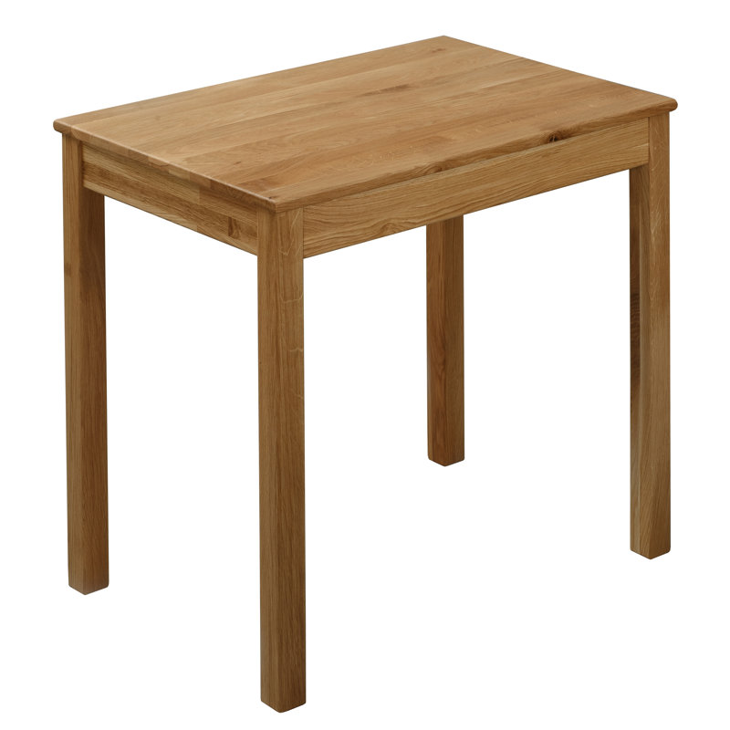 Juliana solid wood dining table, H75 x L70 x W50cm, Heart Oak