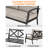 3-Seater Outdoor Patio Couch, Never-Rust Aluminum Outdoor Sofa, Spacious Patio Sofa Couch with Thick Cushion, 3 Seats Outdoor Club Sofa Patio Furniture Sofa for Backyard, Garden, Dark Bronze
