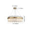 Aarzish Chandelier Modern Round Clear Glass Chandelier-591508954-591508955