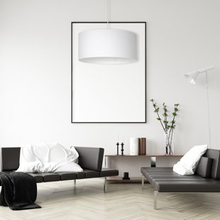 Casino 1 - Light Chrome Drum Pendant