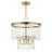 4 - Light Dimmable Drum Chandelier-1645923104