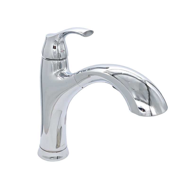 Lulani Maldives Pull Out Single Handle Kitchen Faucet, Chrome