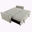 Tekeyla 78'' Firm Square Arms Sleeper Sofa 3 in 1 Convertible  Queen Size Sleeper Sofa Bed with Pull Out Bed-705217397-705614385