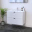 Meuble-lavabo simple 31,5 po avec plateau Cardero