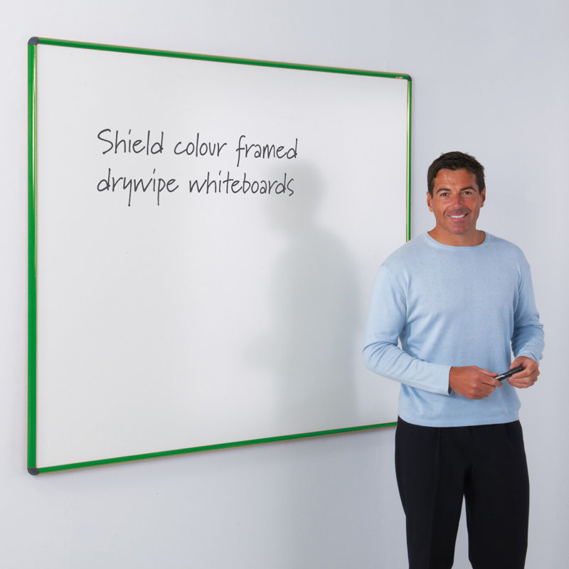 Magnetic Whiteboard, 120cm H x 240cm W, Green