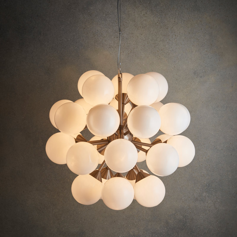 Jaxon 28 - Light Sputnik Chandelier, Silver