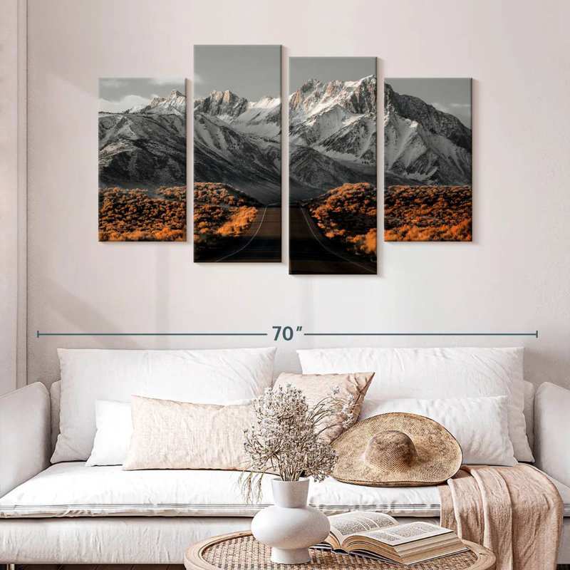 Mehar The Road Through Orange, 32" H x 52" W