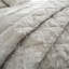 Classic Damask Quilted 220x230cm Bedspread Natural