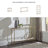 Hanriette 52'' Glass Top Console Table-1091104820