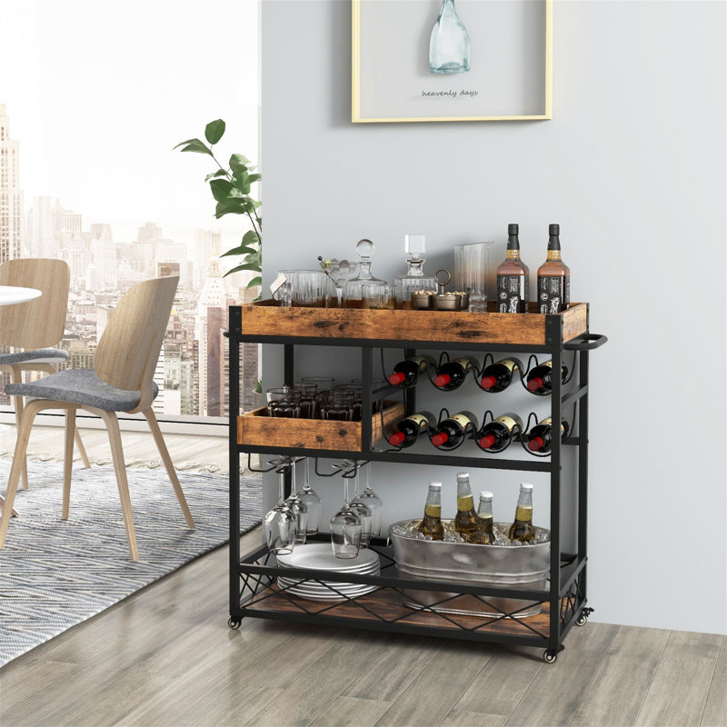 Metal Bar Cart