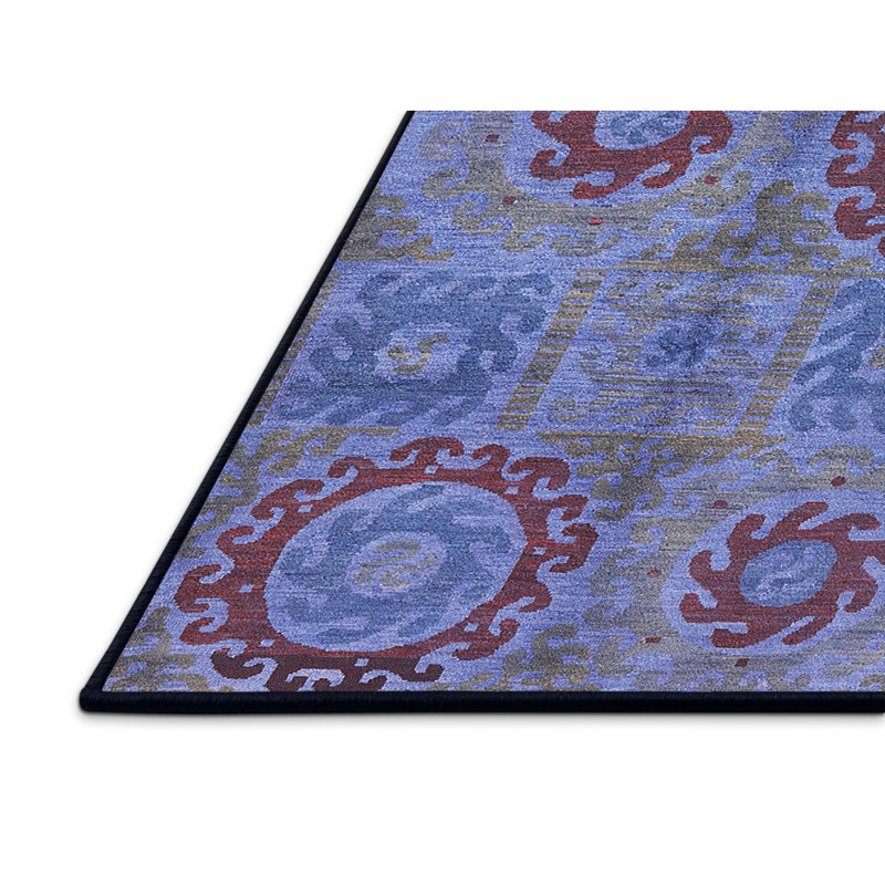 Tapis oriental bleu, Rectangle 4 pi x 6 pi