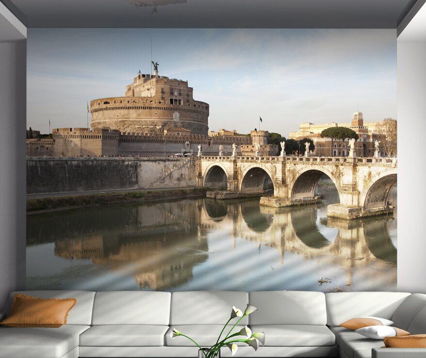 Glatte Fototapete Ponte Sant'Angelo