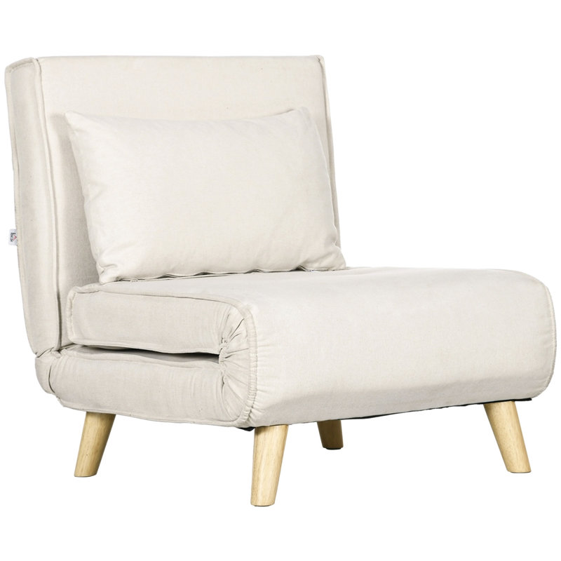 Convertible Chair Bed, Beige