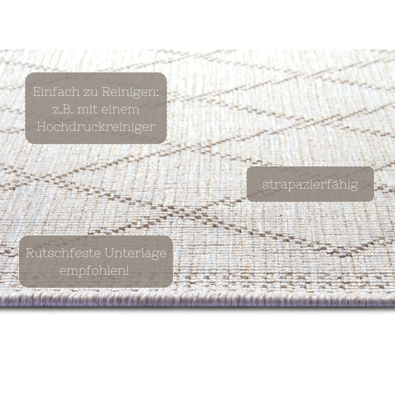 Cebu Flatweave Linen Rug, Runner 80 x 350cm
