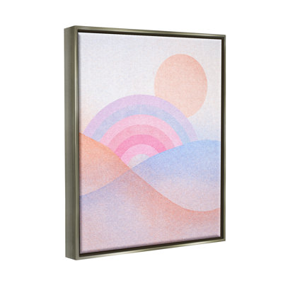 «Ivy Bronx Rainbow Hills Landscape Blue Ombre» par Floater