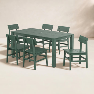POLYWOOD® 64" Patio Dining Set