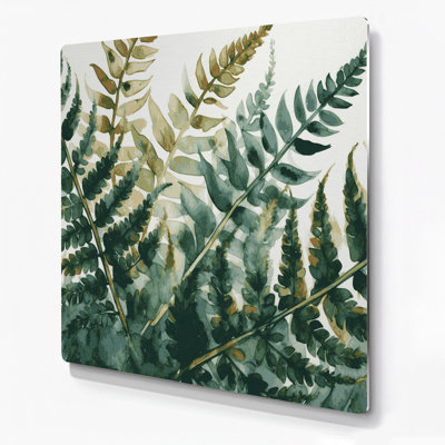 Art mural en métal Botanical Lady Fern