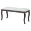 Ensemble de salle à manger 6 pièces en chêne avec 4 chaises capitonnées et un banc-617291560