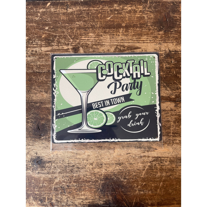 Handmade Food & Beverage Wall Decor on Metal