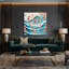 Hippocampe hawaïen, art mural sur toile blanche-1042046509