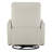 Santo Genuine Leather Swivel Power Recliner-120191951