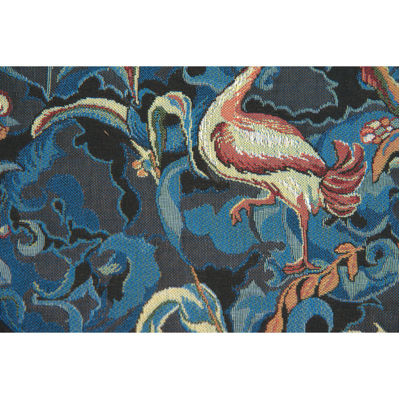 Animals Aristoloches Blue European Tapestry Wall Hanging