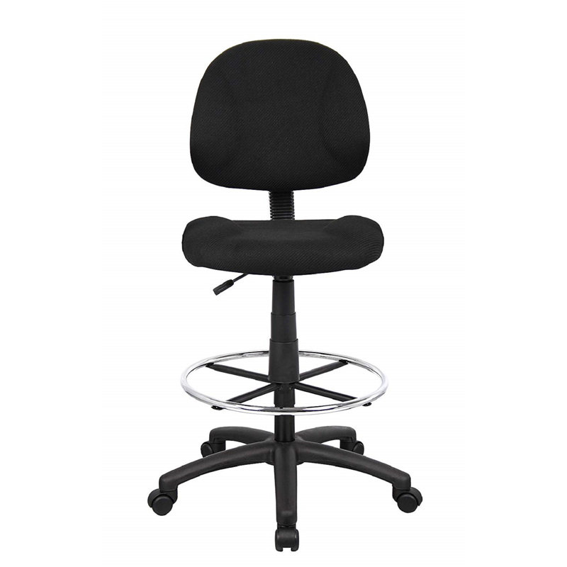 Drafting Chair, Gray Tweed, No Arm