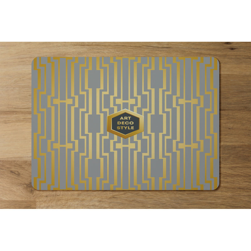 Meranda Polyester-Coated Hardboard Rectangle Placemat
