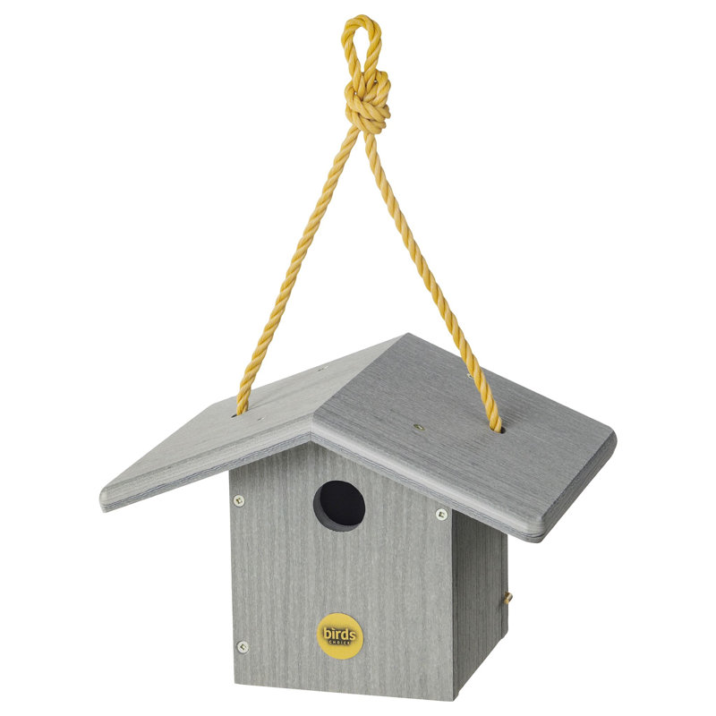Maison d'oiseaux suspendue moderne pour oiseaux et petits oiseaux Birds Choice, Bois flottant