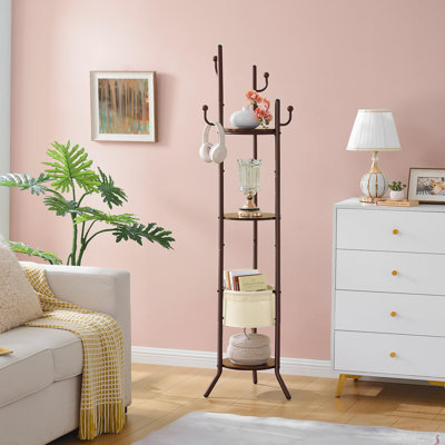 Freestanding Round Coat Rack