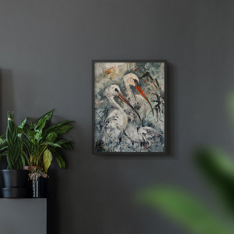 NAUTICAL Series CCLXX  -Premium Framed Print -Ready to Hang - No Nails Required, 11" H x 9" W, Black