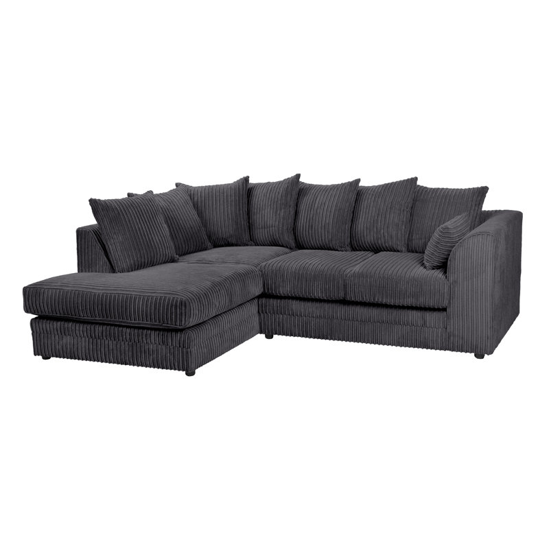 Moana 2 - Piece Living Room Set, Left Hand, Black
