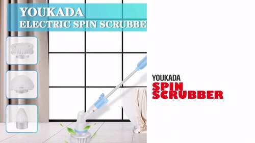 YOUKADA Electric Spin Scrubber Cordless Super Power Scrubber