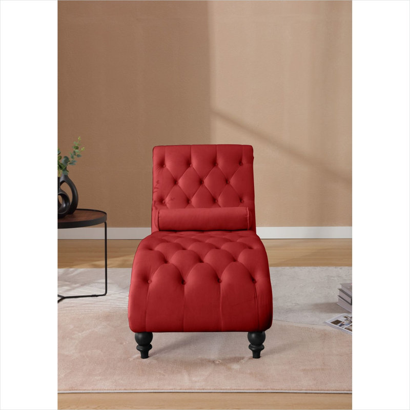 Upholstered Velvet Recliner