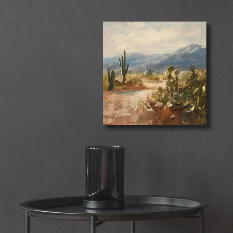  Art mural en verre «A Desert Journey» par Danhui Nai, H 12 po x l 12 po x P 0,13 po