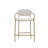 Genie Upholstered Arm Counter Stool, Pearl Grey