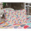 Multicolore drap-housse et coussin décoratif Ambesonne-106787892