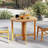 2PCS 36" Outdoor Acacia Folding Round Dining Table with  Slatted Tabletop for Backyard-117792583