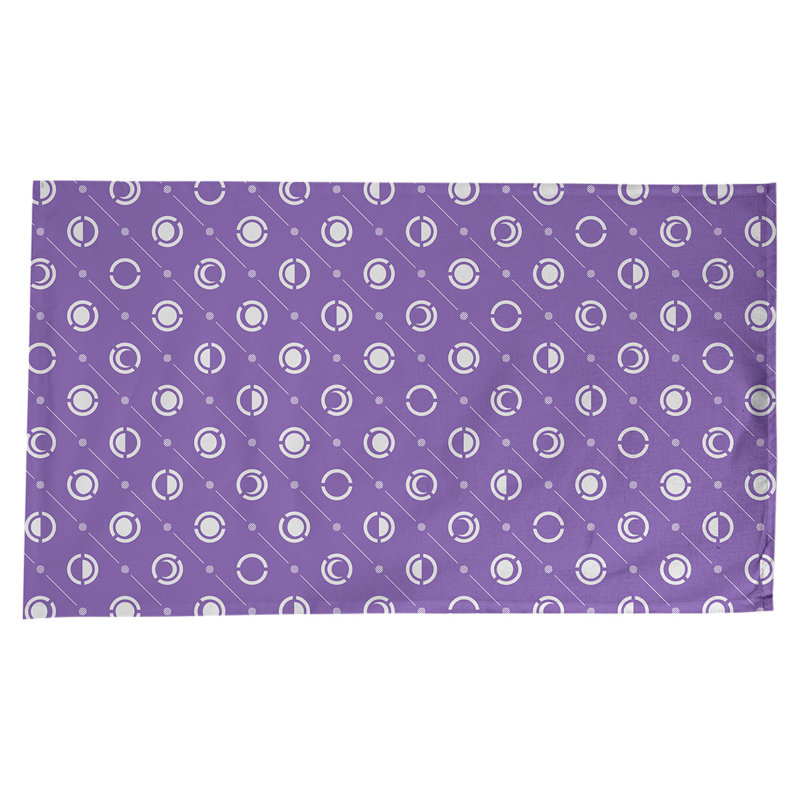 Classic Moon Phases Tablecloth, Purple