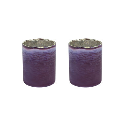 3'' H Glass Tabletop Votive Holder