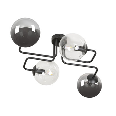 Cadesia Glass Semi Flush Mount