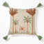 Palm Trees Cotton Throw Square Pillow Cover & Insert