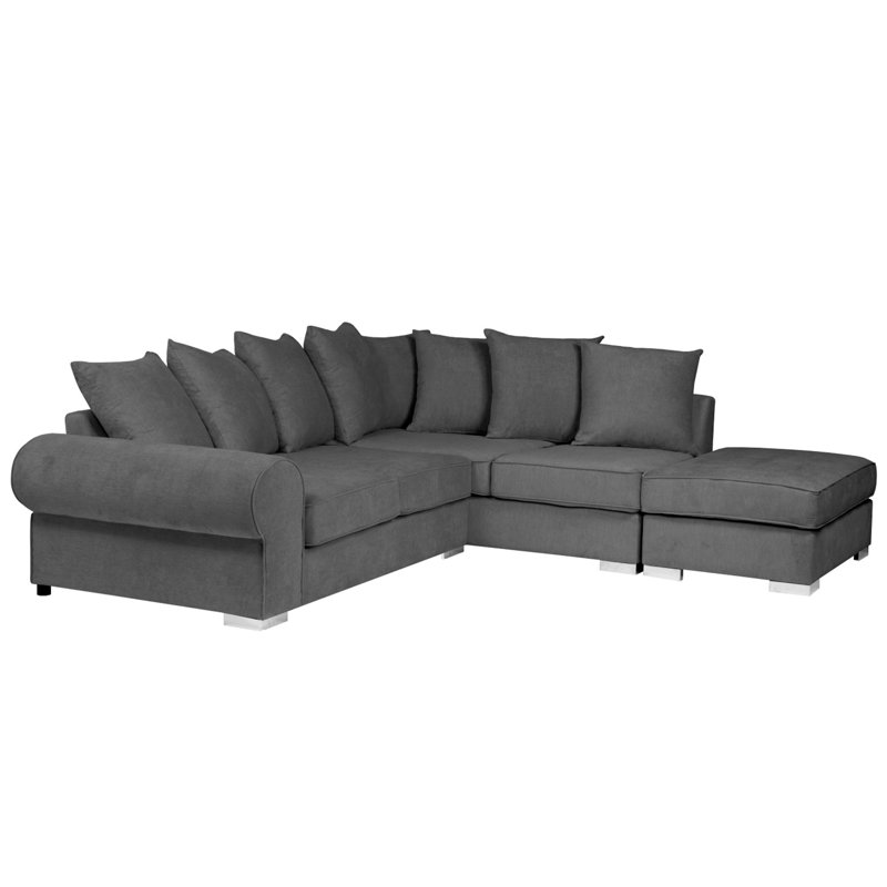 Mahan Corner Sofa, Right Hand Facing, Graphite