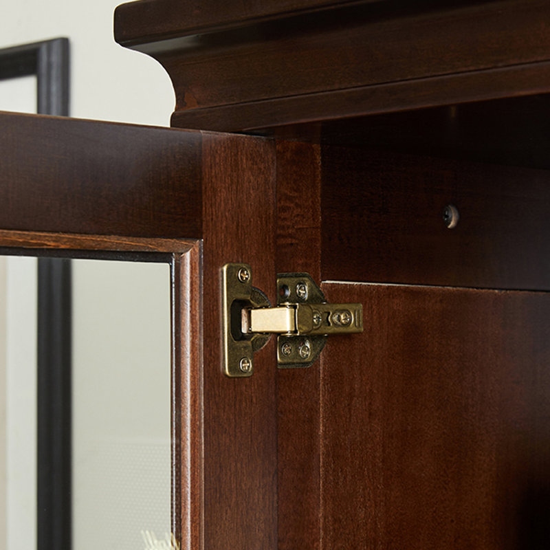 American style solid wood storage bookcase
