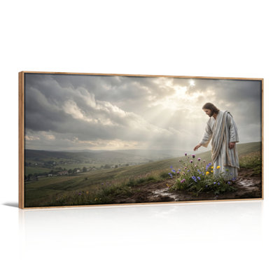 Ensemble de 1 toile murale Jesus Field