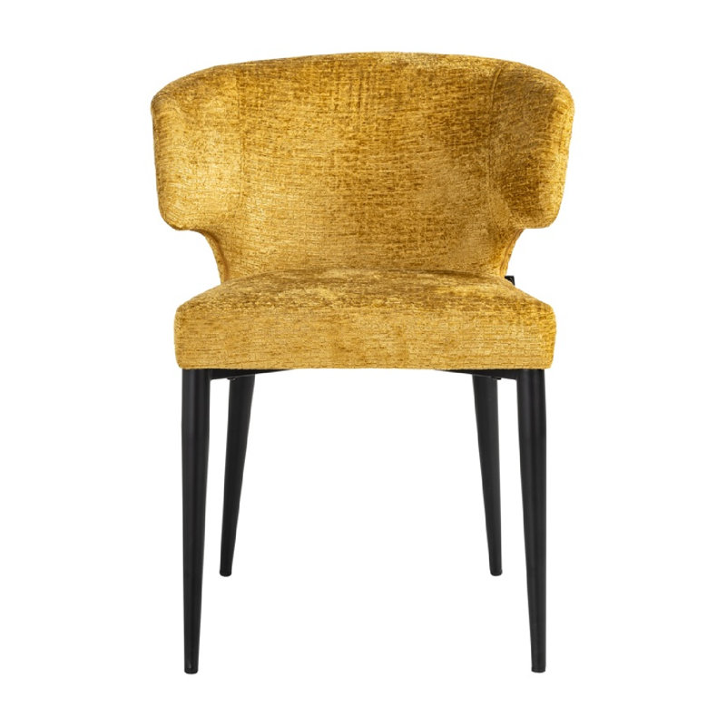 Taylor Upholstered Arm Chair, Yellow